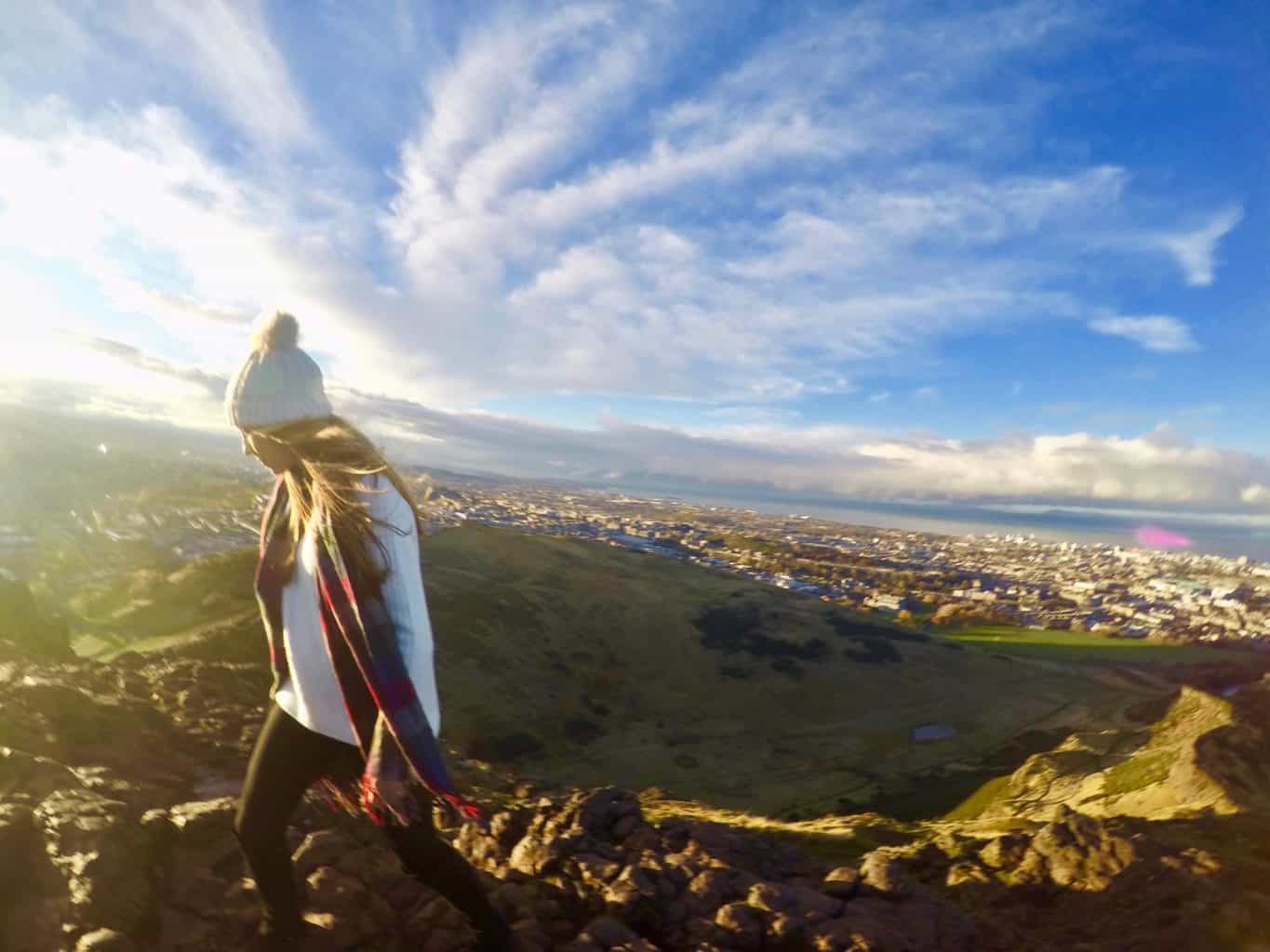 Views over Edinburgh from Arthur's Seat