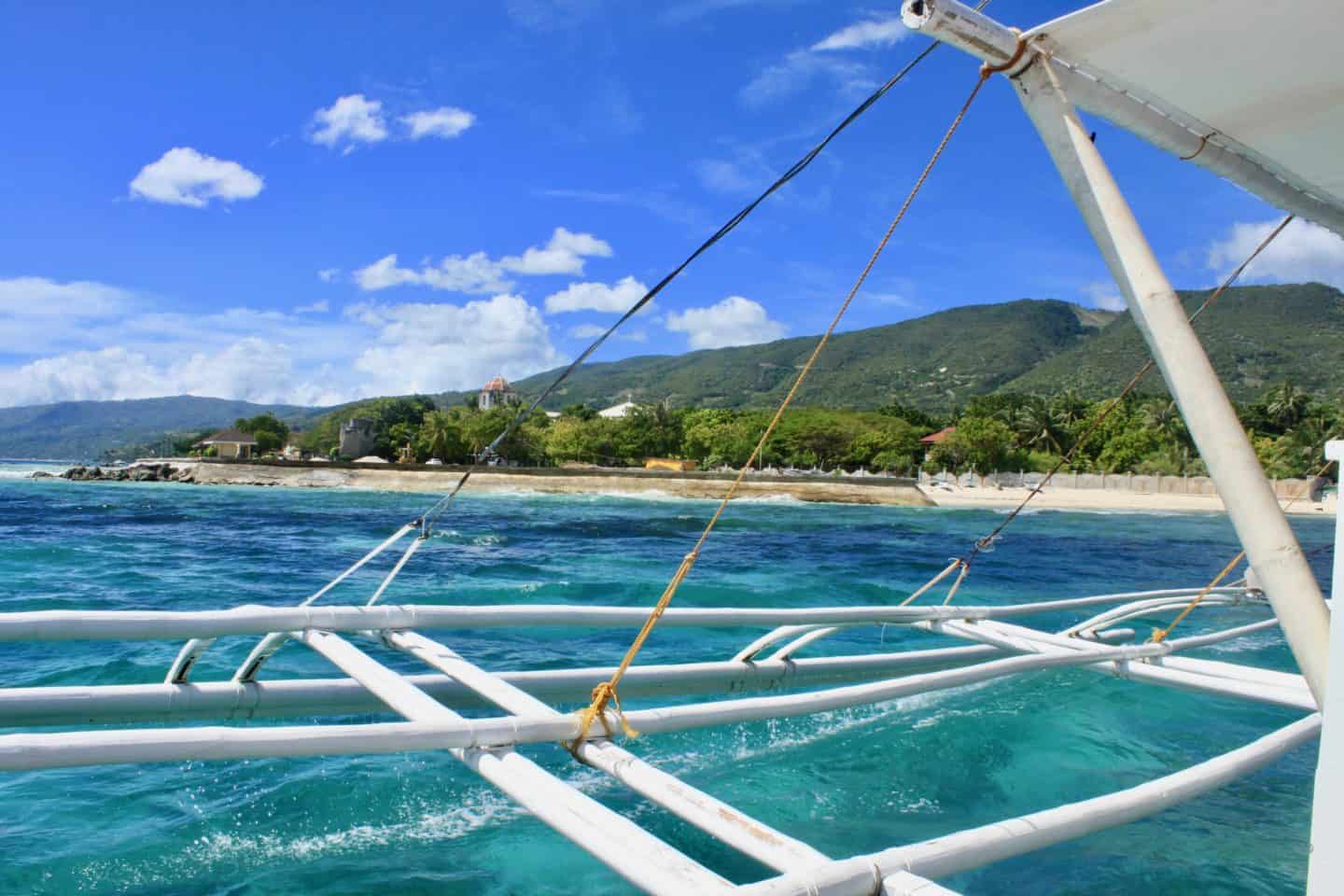 Sailing from Oslob to Panglao, Bohol, Philippines