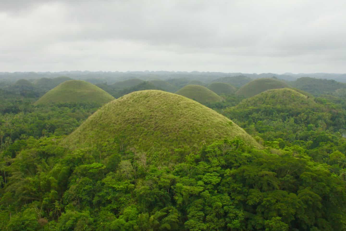 The Chocolate Hills in Bohol