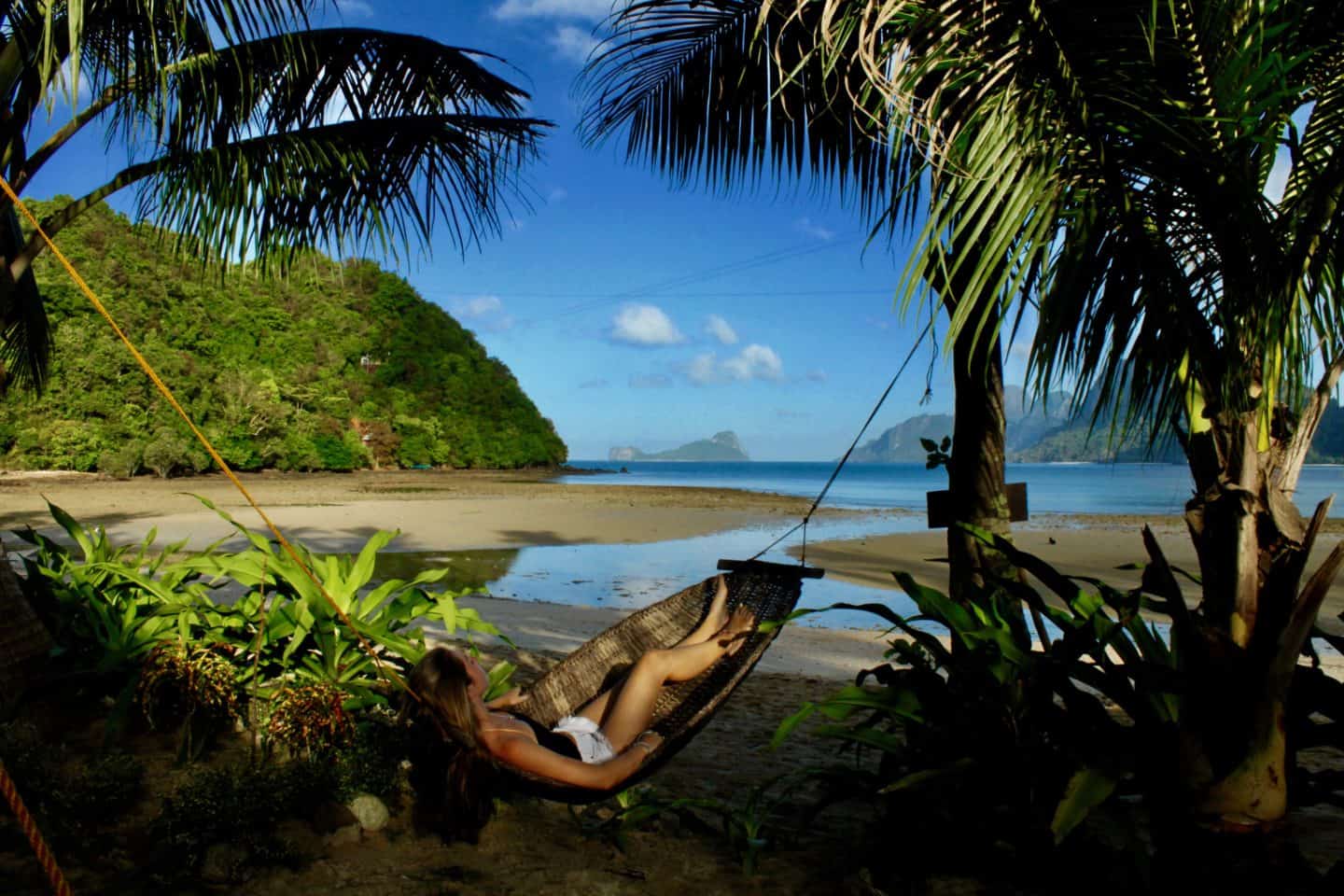 Las Cabanas Beach in El Nido, Palawan, Philippines