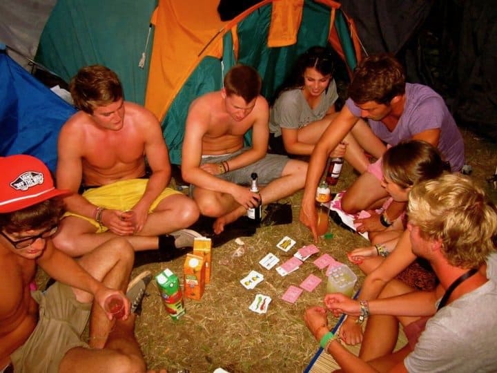 Drinking games at Benicassim Festival