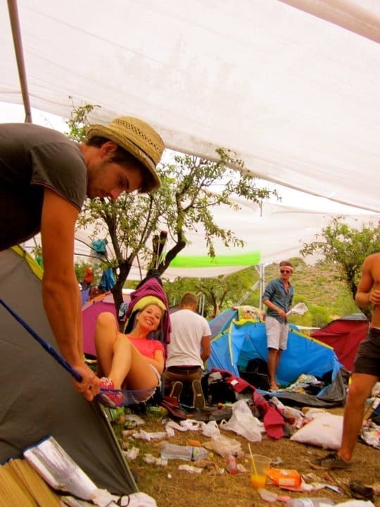 Benicassim Festival Campsite