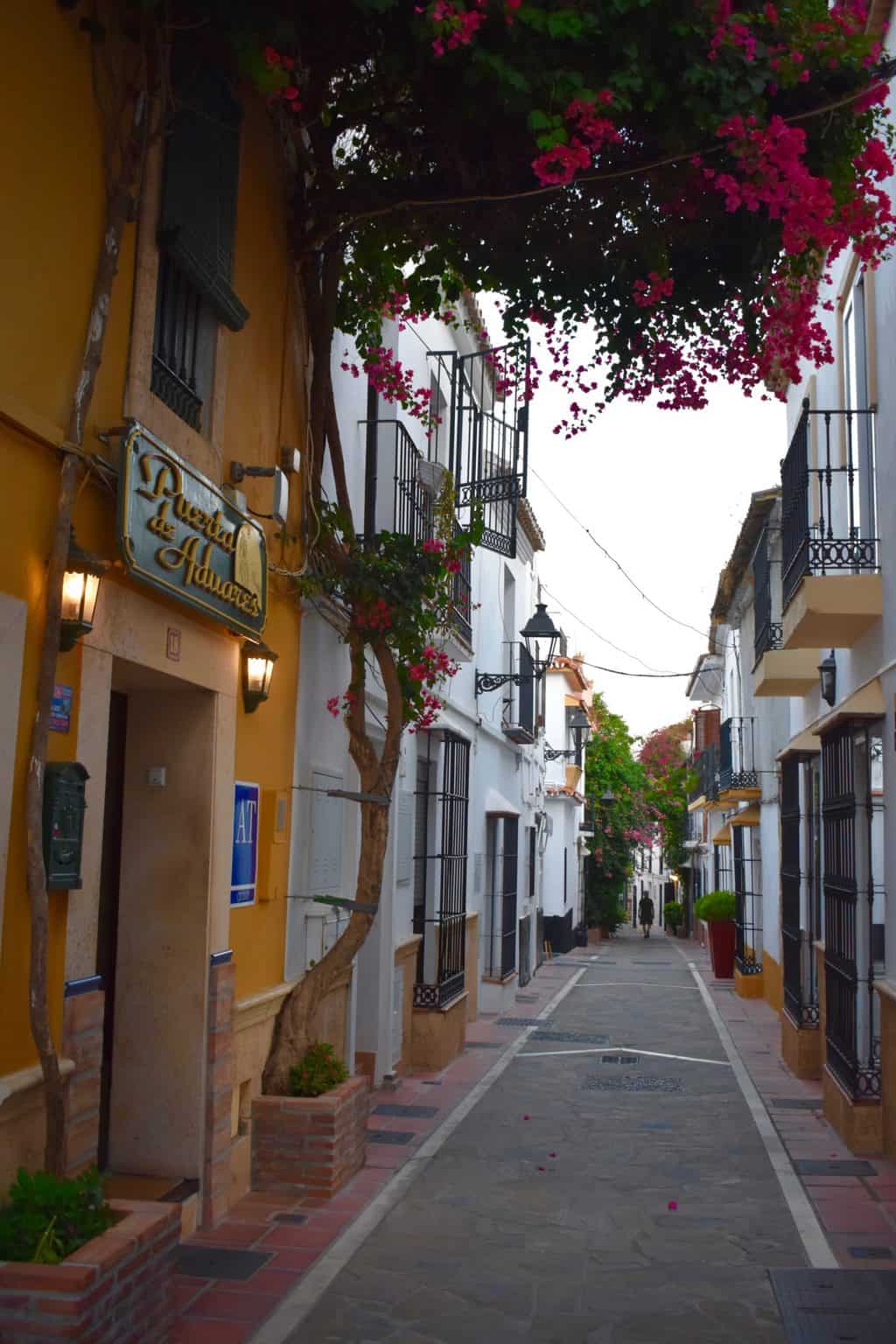 charming streets of Marbella