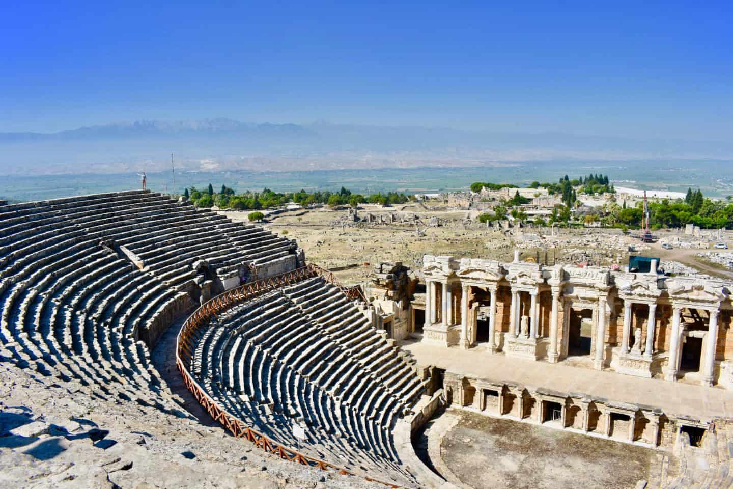 het amfitheater bij Hierapolis