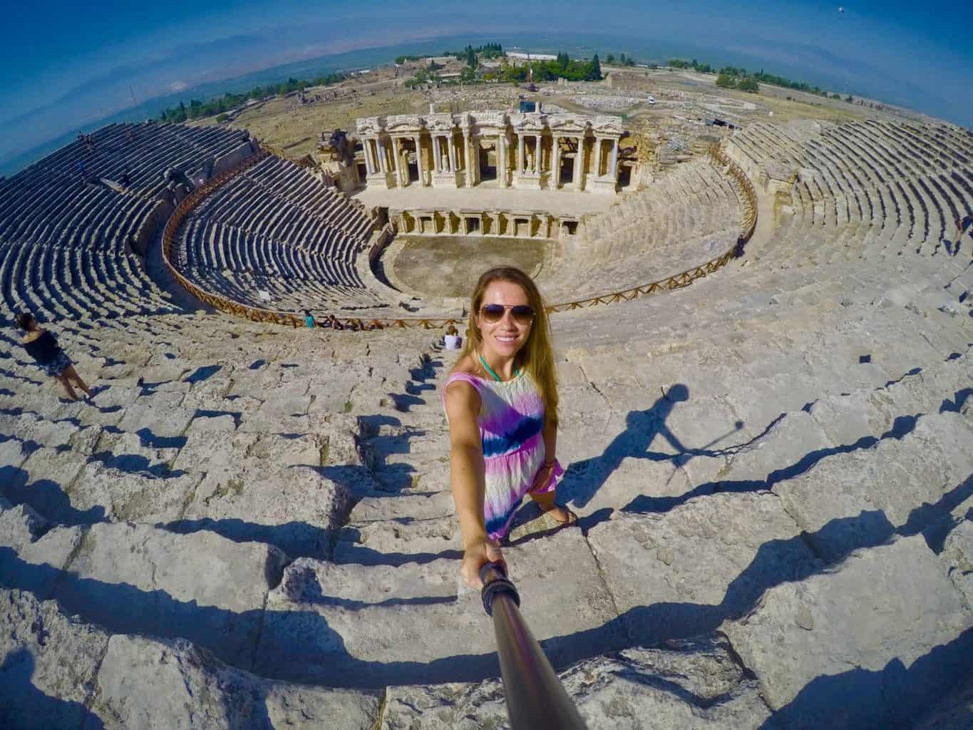 návštěva Hierapolis v Turecku