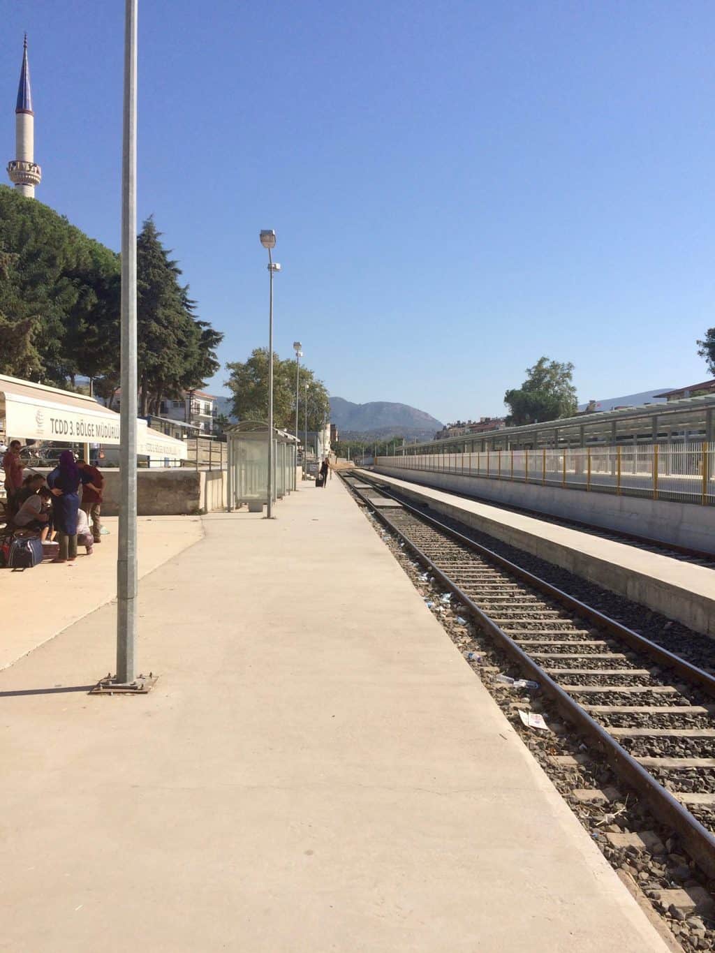 getting around by train in Turkey