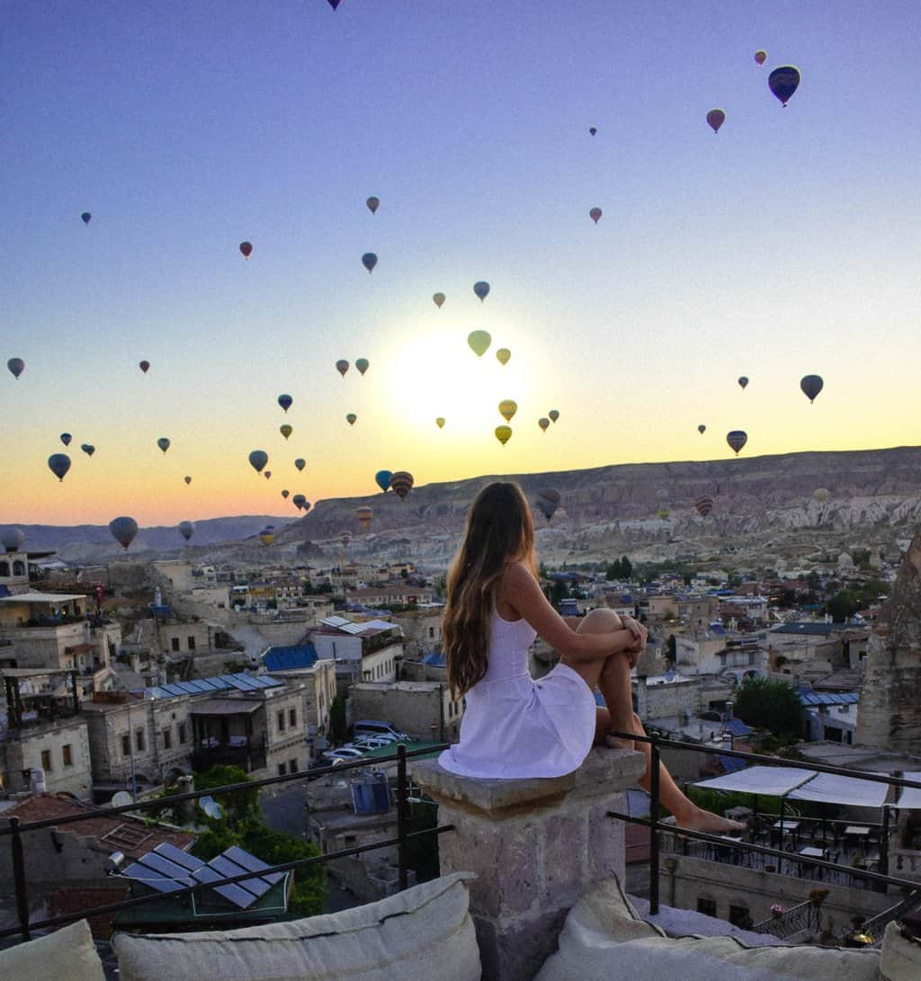 sunrise at Cappadocia