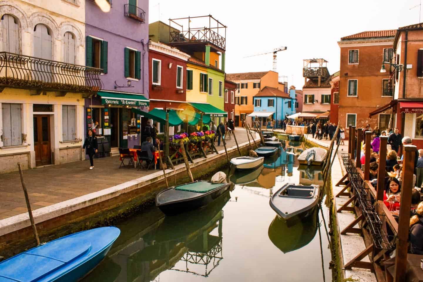 Colourful streets of Murano