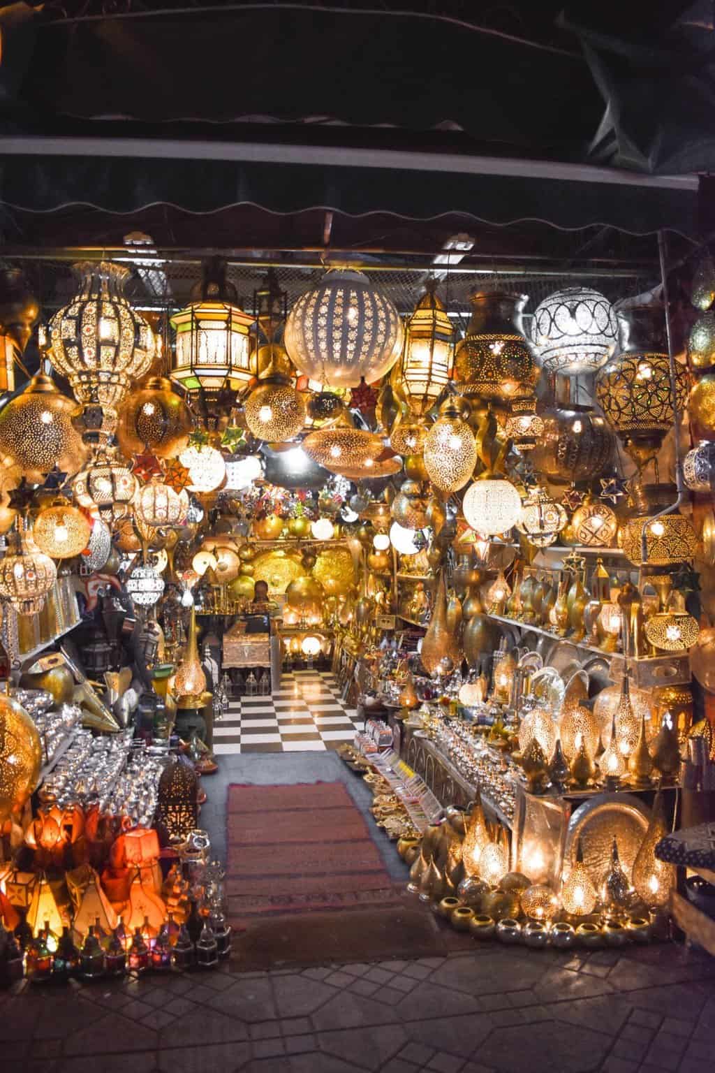 shopping in Marrakech