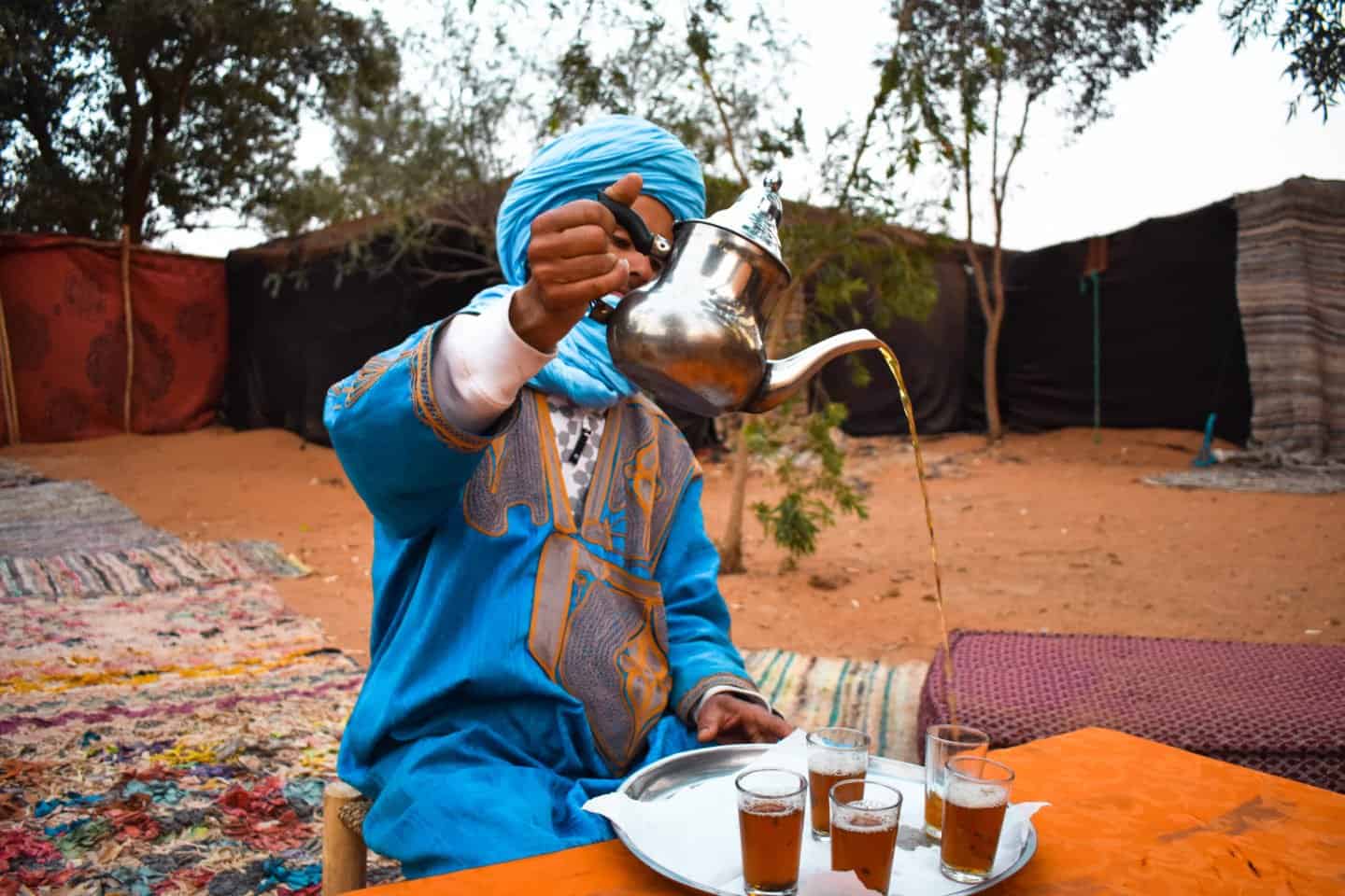 Moroccan mint tea