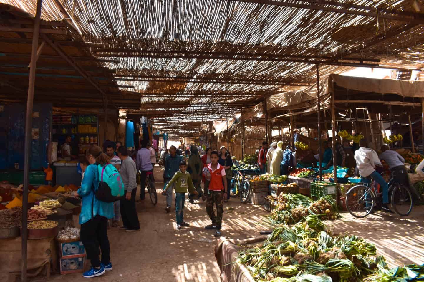 Sunday market in Rissani