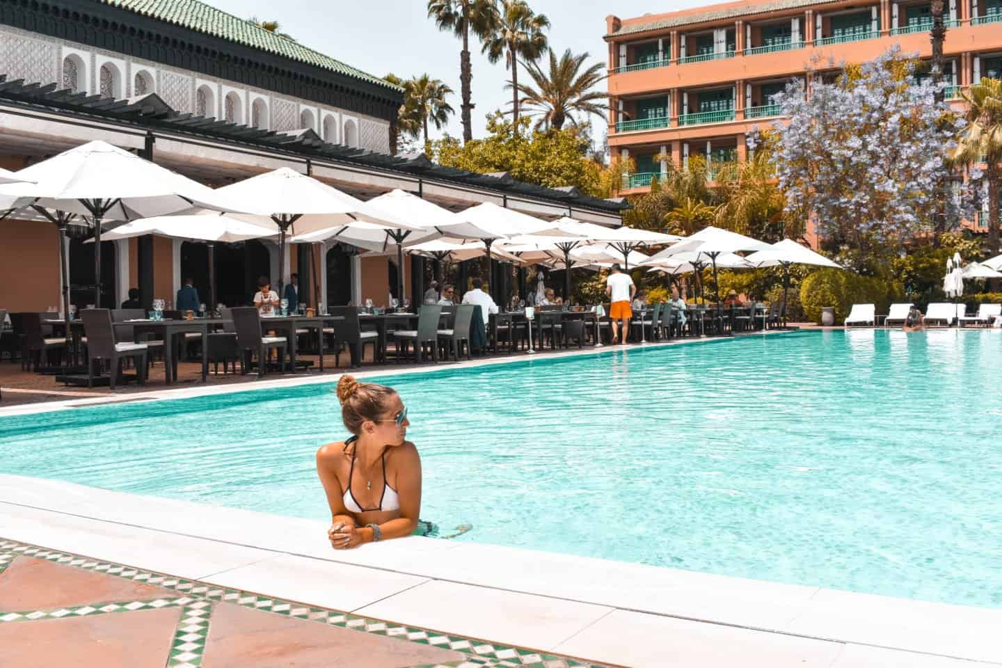 visiting La Mamounia as a day visitor