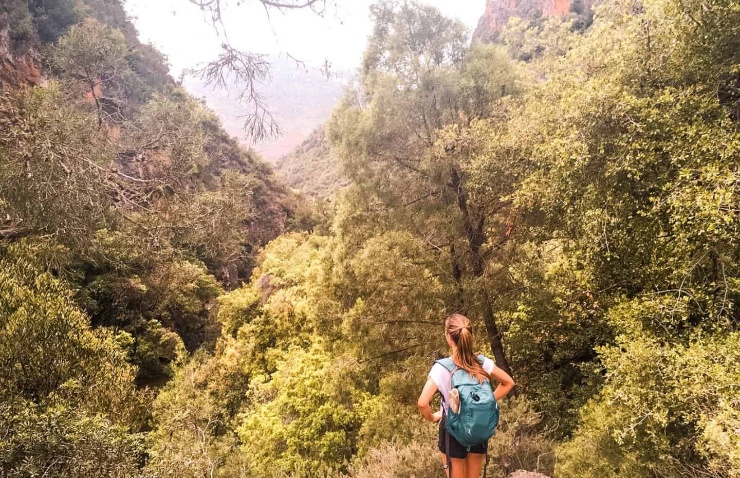 hiking in the Rif Mountains near Chefchaouen