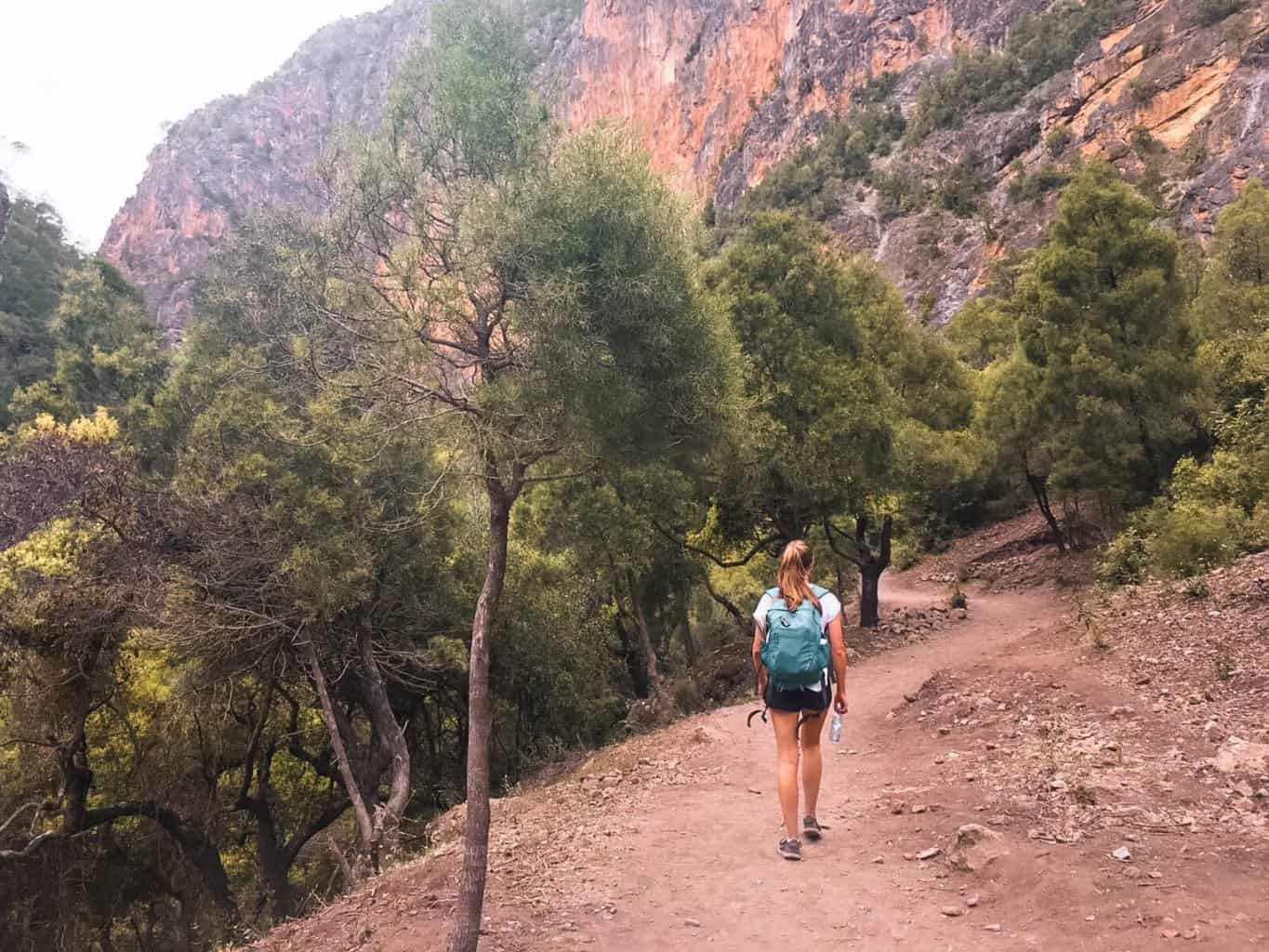 what to take for a hike in the Rif Mountains, Morocco