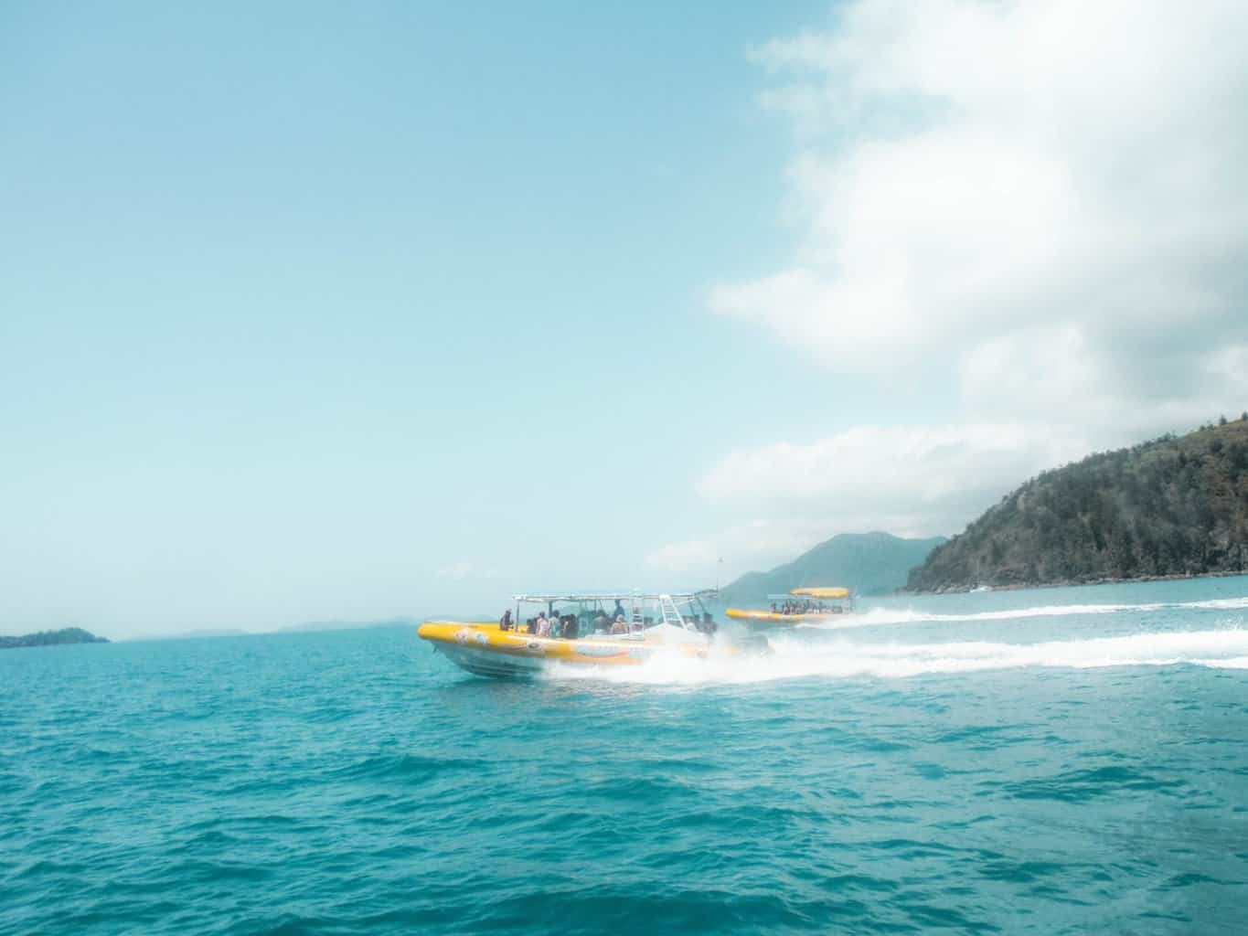 Day trip to the Whitsunday islands