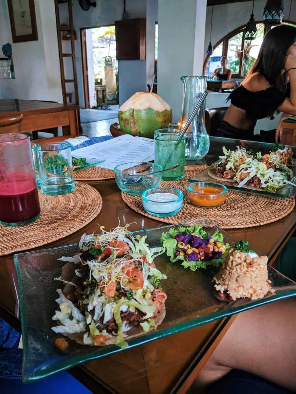 Vegan cafe in Ubud