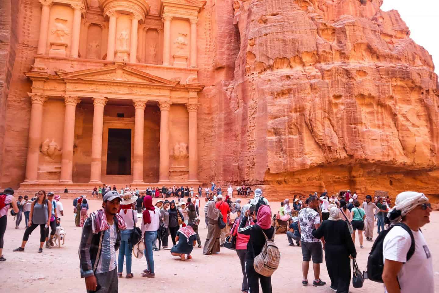 Crowds in Petra