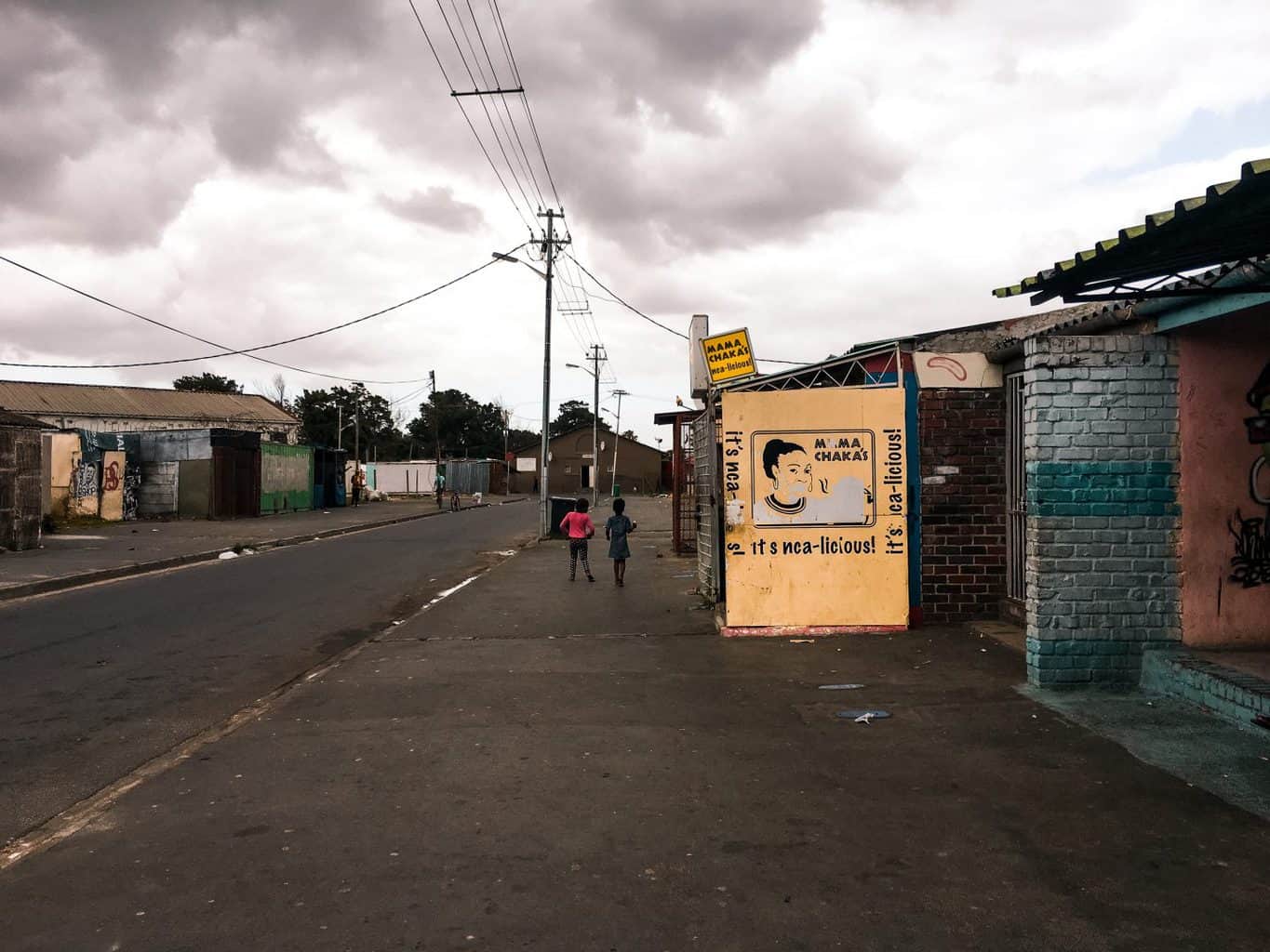 visiting a township in cape town