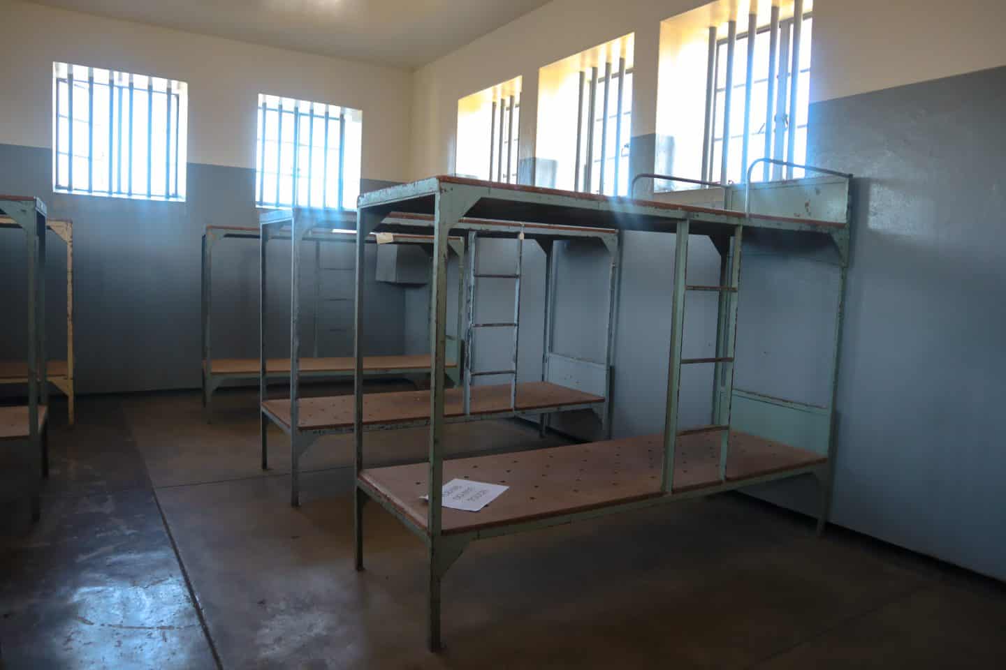 Bunk beds Robben Island