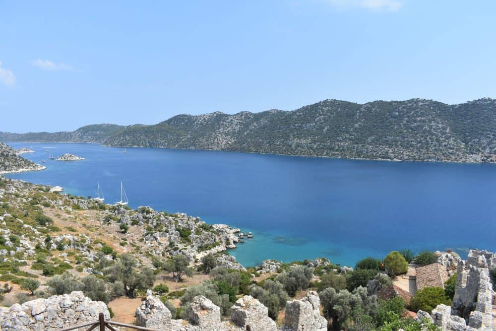 Simena castle on Turkey's Turquoise Coast