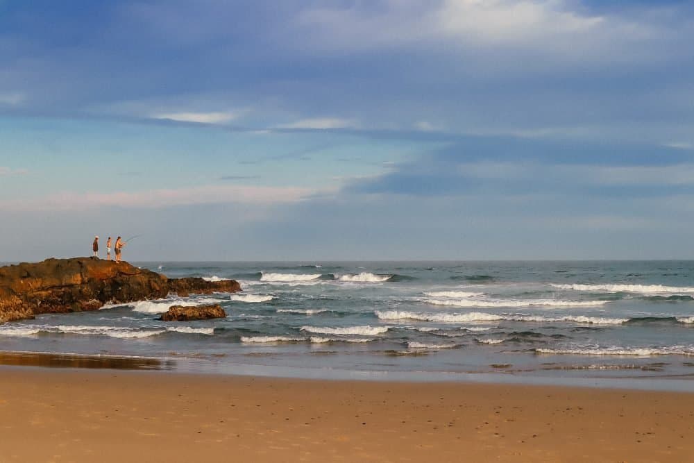 The beach at Kei Mouth in the Eastern Cape