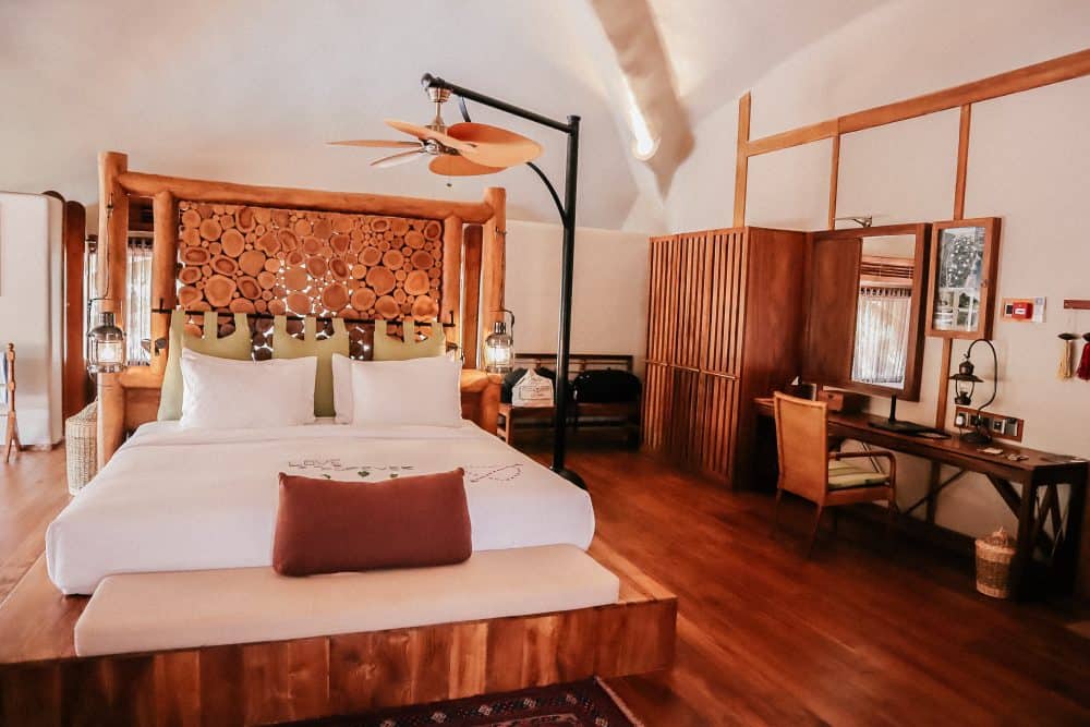 Our beautiful hut at Chena in Sri Lanka