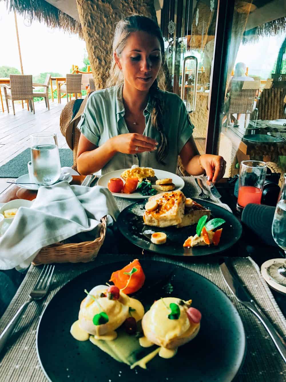 Breakfast at Chena Huts, Yala National Park