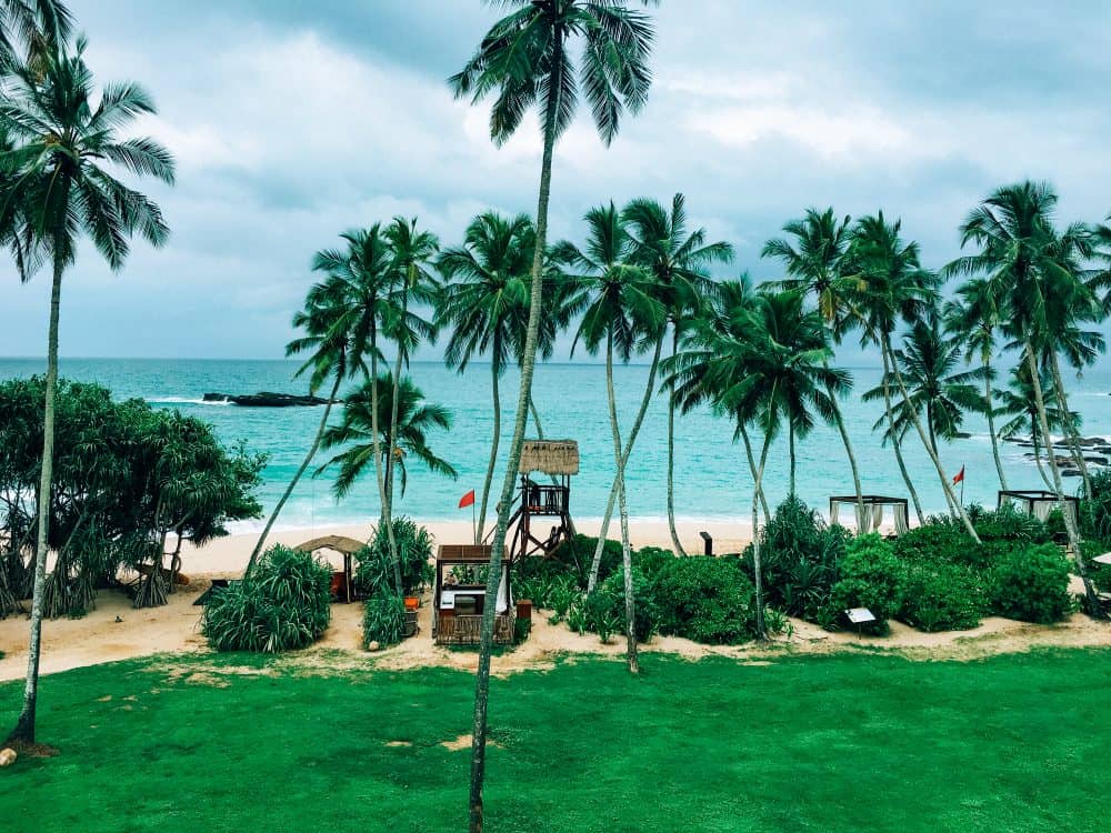 The beach at the Anantara in Tangalle