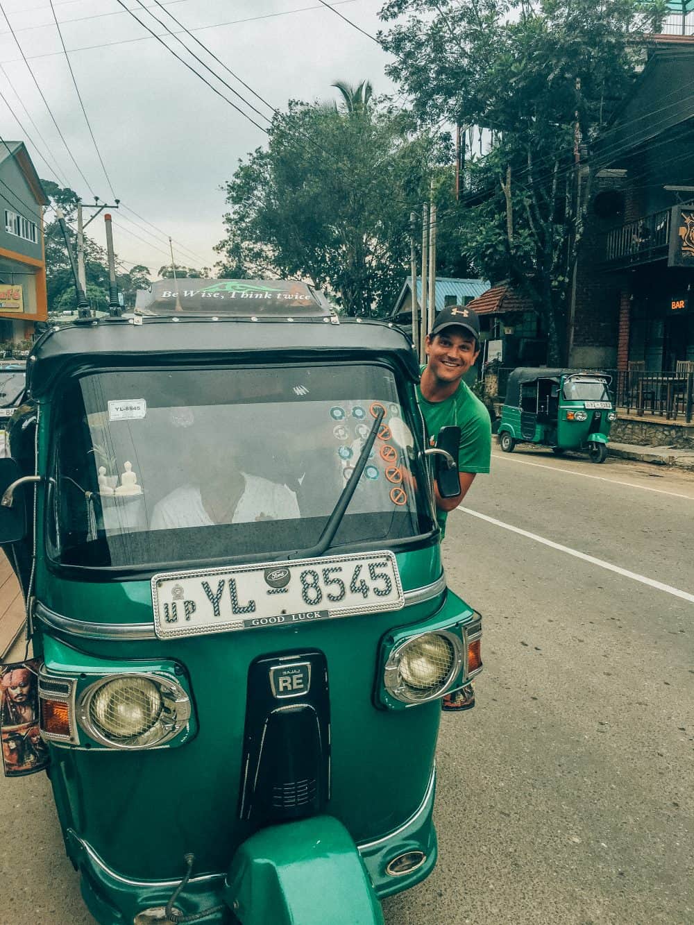 Quick tuk tuk hop across town to the train station