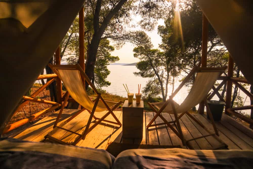 luxury glamping in Croatia