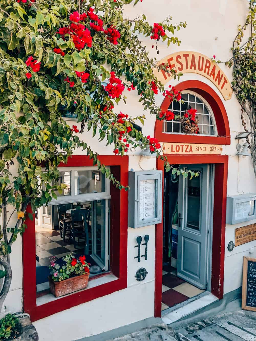 where to eat in Santorini