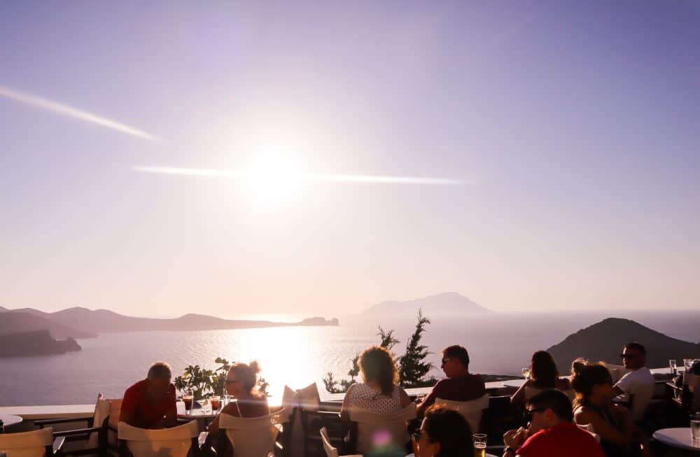 where to go for sunset on milos