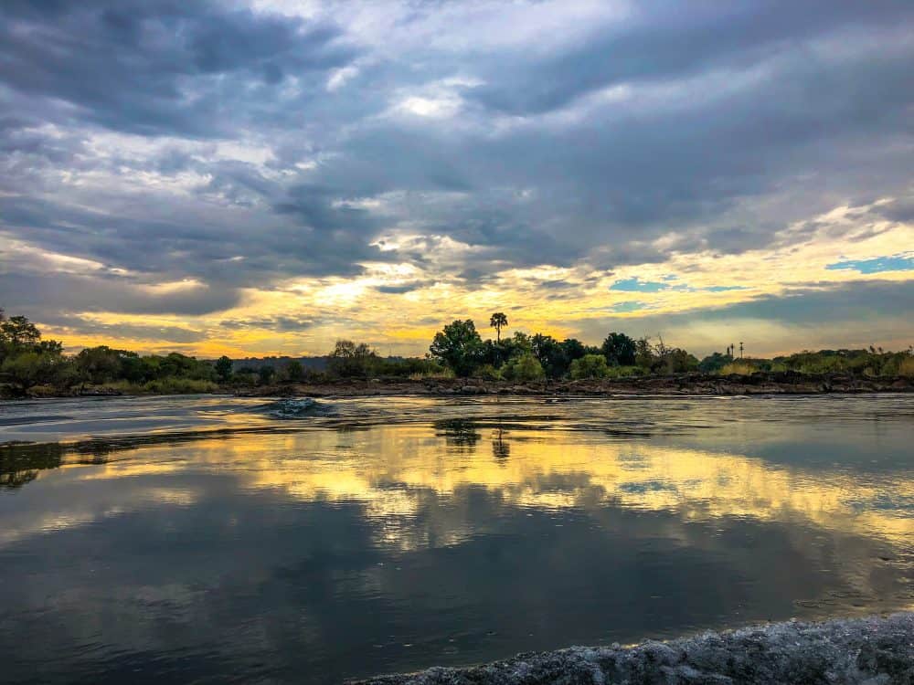 Sunset over the Chobe River