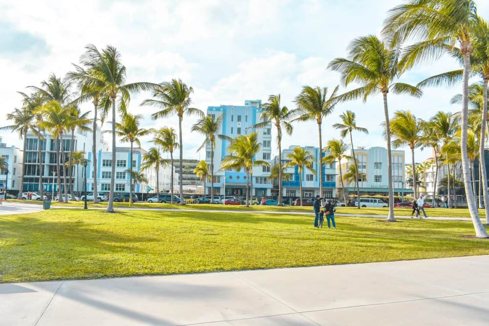 Lummus Park on South Beach