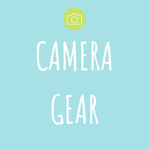 Camera gear shopping page