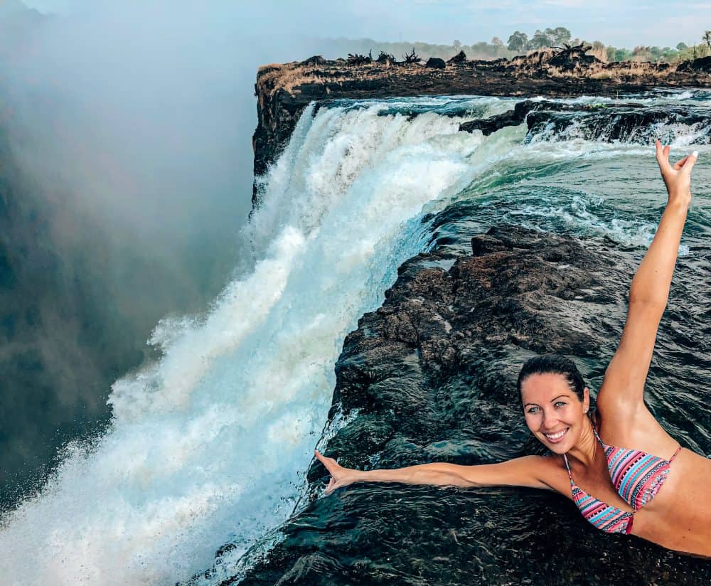 Devil's Pool in Zambia