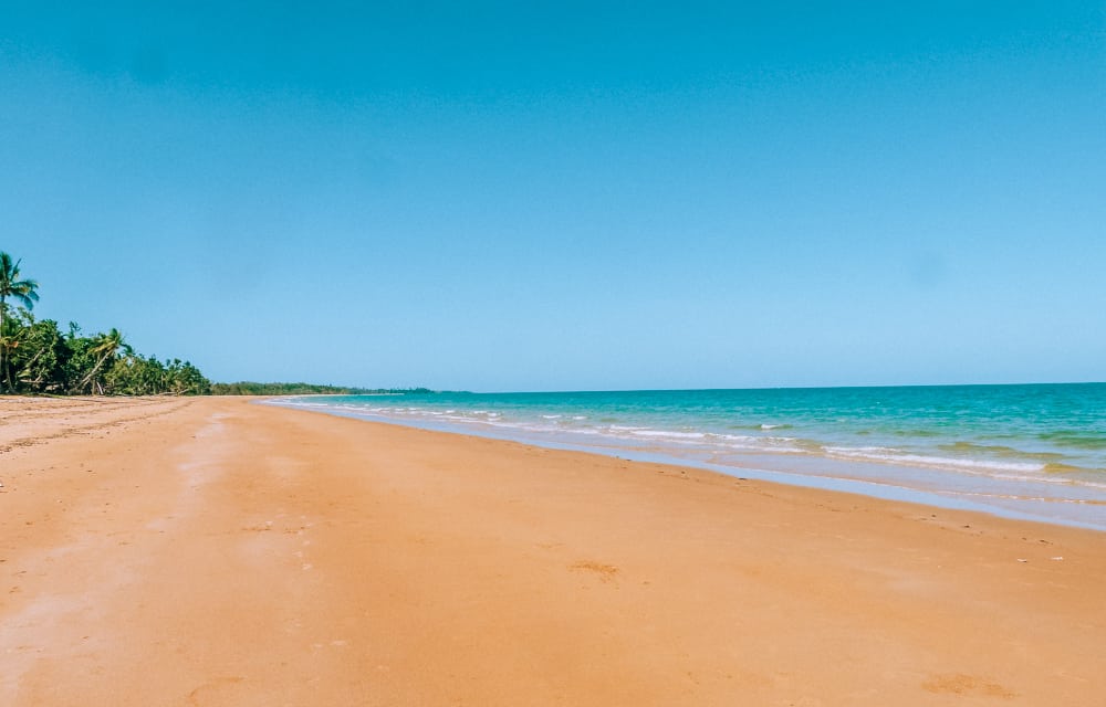 Mission Beach on the East Coast of Australia