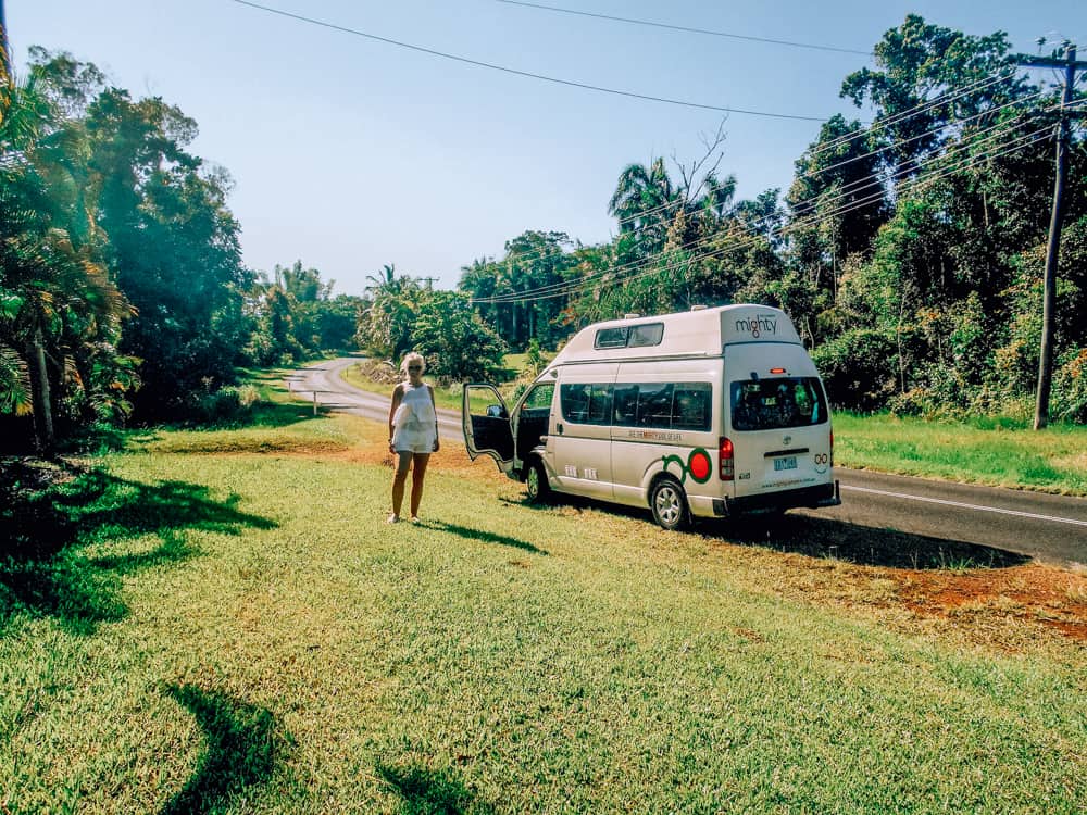 Driving from Cairns to Brisbane in a camper van on an Australia East Coast Road Trip Itinerary