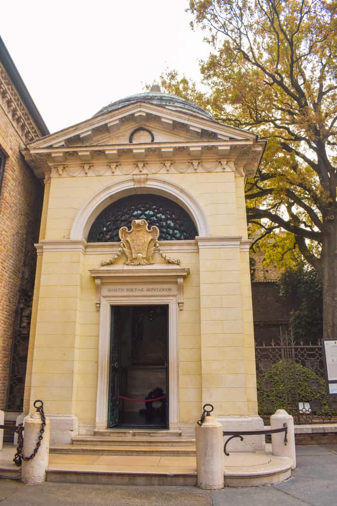 Dante's tomb in Ravenna