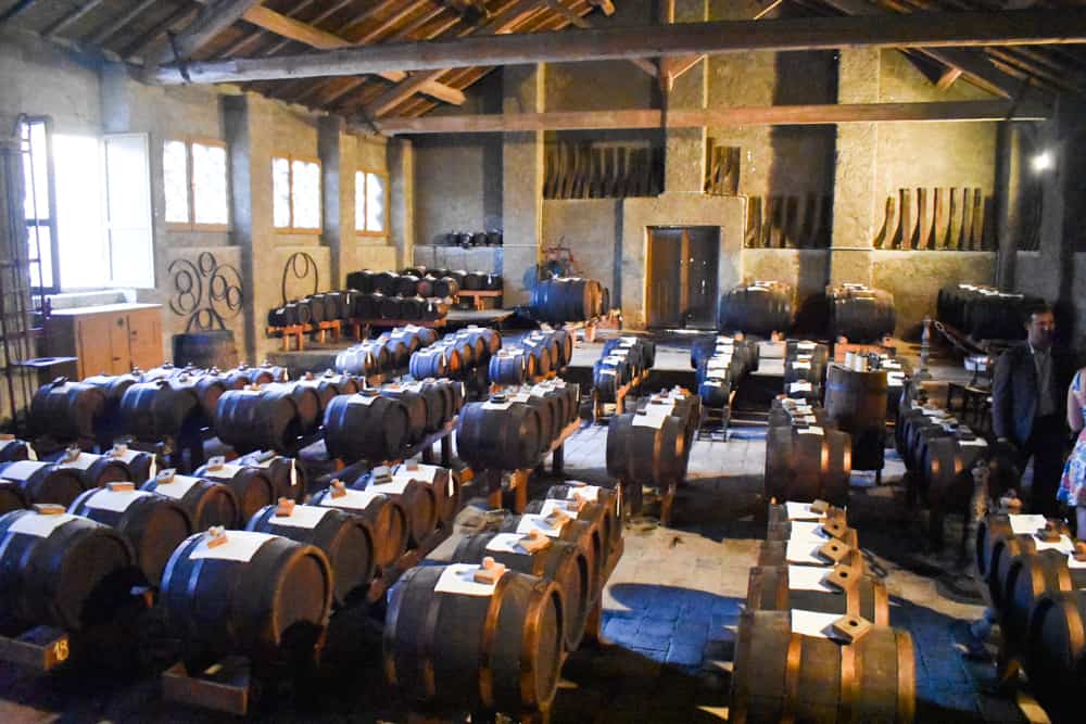 Traditional balsamic vinegar production near Modena