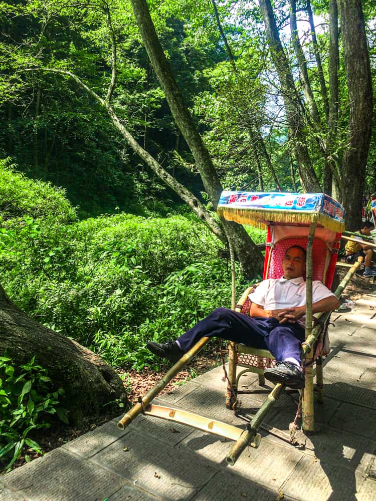 Optional transport around Zhangjiajie National Park