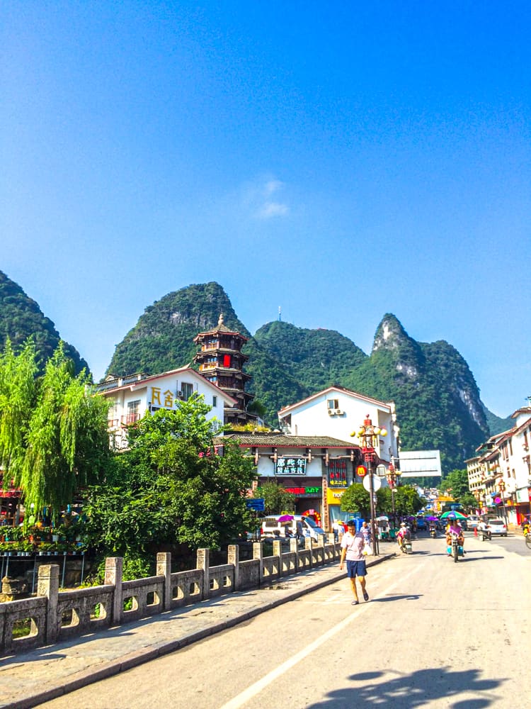 Exploring Yangshuo near Guilin, China