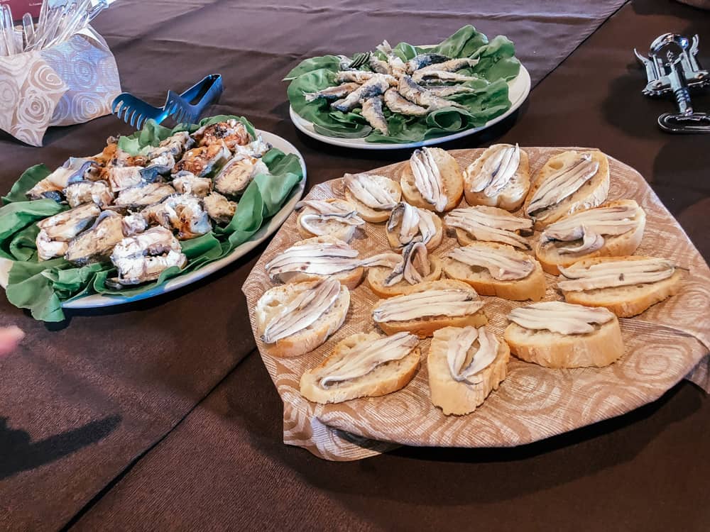 Marinated eels in Comacchio, Emilia Romagna