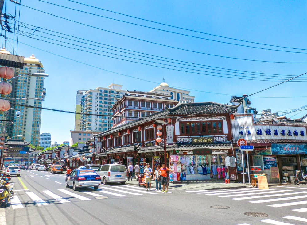 Shopping streets in Shanghai