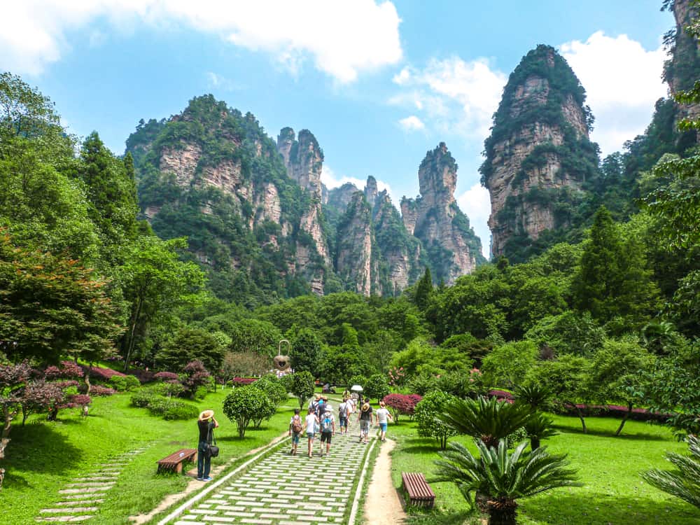 Zhangjiajie National Park in China