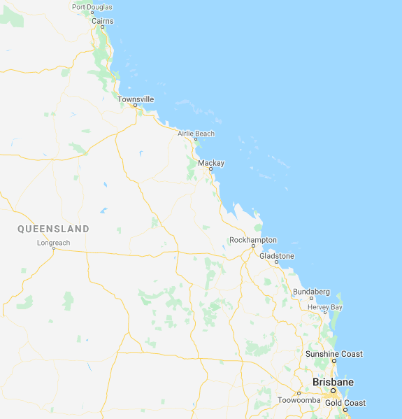 East Coast Australia Map
