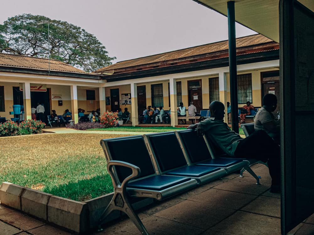 Using the health centre at the University of Ghana in Accra