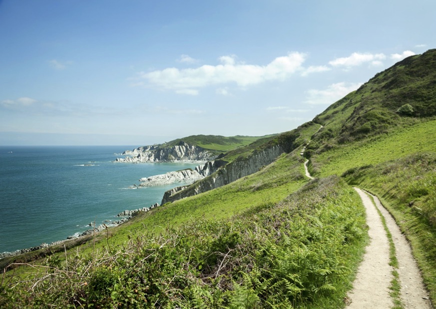 The Southwest Coastal Pathway in Devon