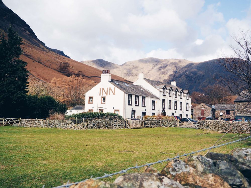 The cosy Wasdale Head Inn in the Lake District