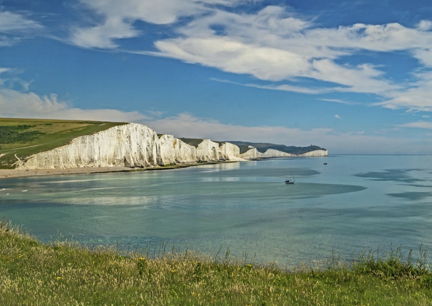 Seven Sisters cliffs in Sussex